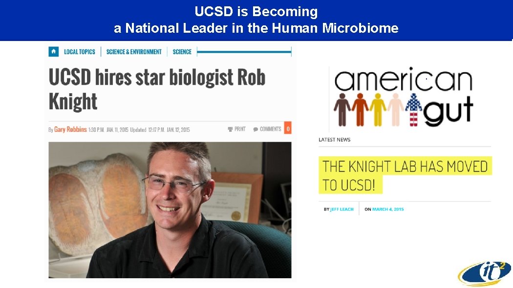 UCSD is Becoming a National Leader in the Human Microbiome 