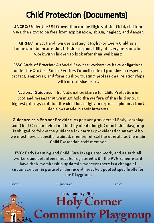 Child Protection (Documents) UNCRC: Under the UN Convention on the Rights of the Child,