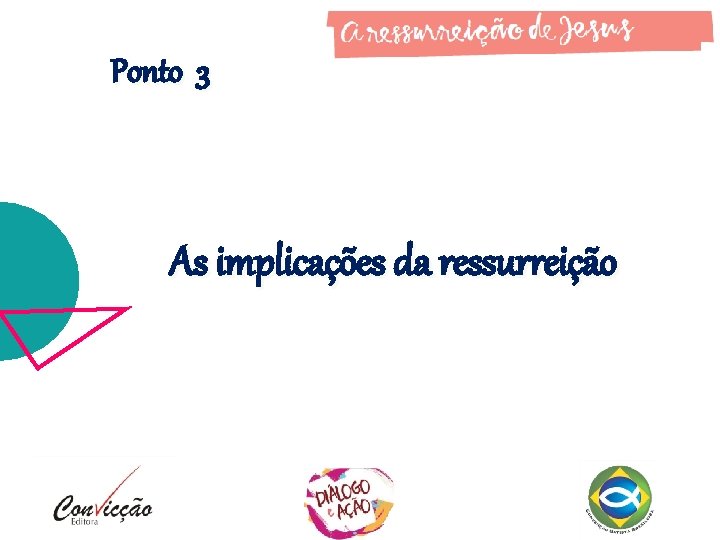 Ponto 3 As implicações da ressurreição Ponto 3 As implicações da ressurreição