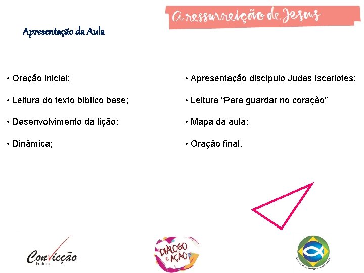 Apresentação da Aula • Oração inicial; • Apresentação discípulo Judas Iscariotes; • Leitura do Apresentação da Aula • Oração inicial; • Apresentação discípulo Judas Iscariotes; • Leitura do