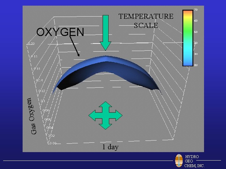 TEMPERATURE SCALE n e g y x O Gas OXYGEN 1 day HYDRO GEO