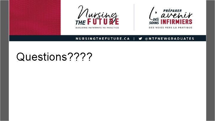 Questions? ? 