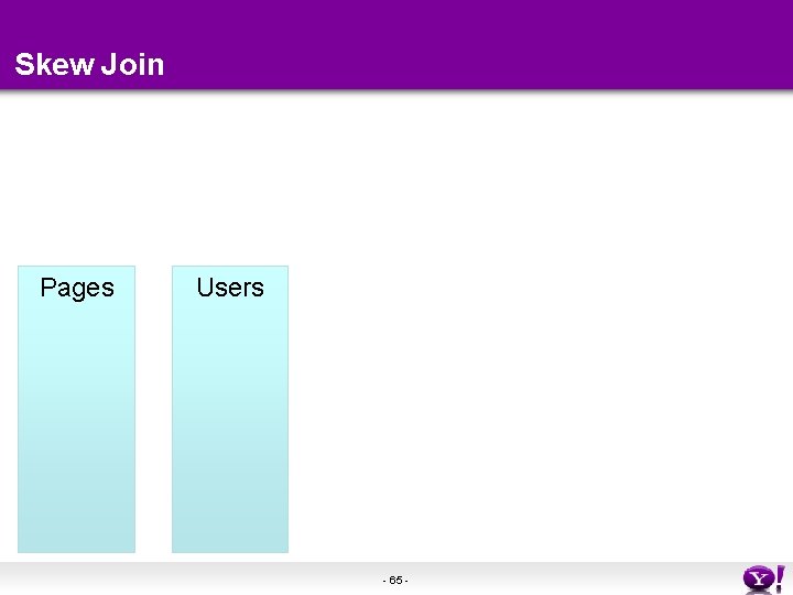 Skew Join Pages Users - 65 - Skew Join Pages Users - 65 -