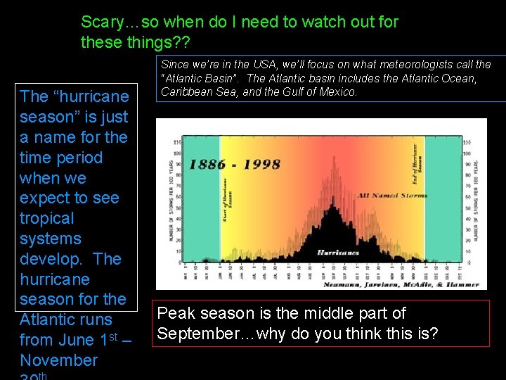 Scary…so when do I need to watch out for these things? ? The “hurricane