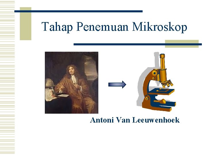 Tahap Penemuan Mikroskop Antoni Van Leeuwenhoek 