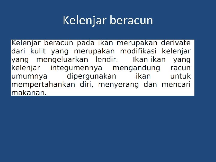 Kelenjar beracun 