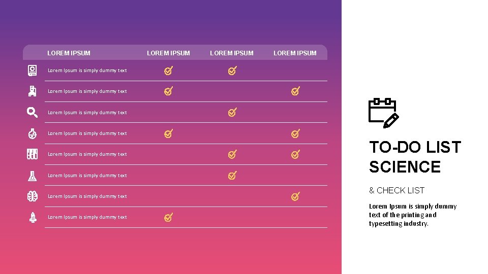LOREM IPSUM Lorem Ipsum is simply dummy text Lorem Ipsum is simply dummy text