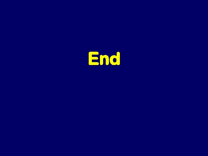 End End