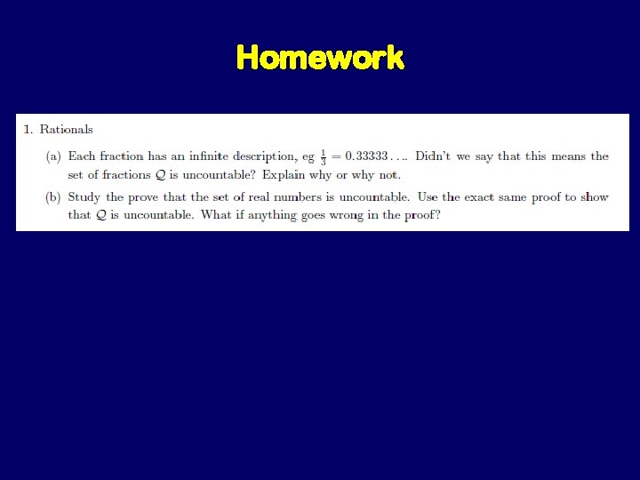 Homework Homework