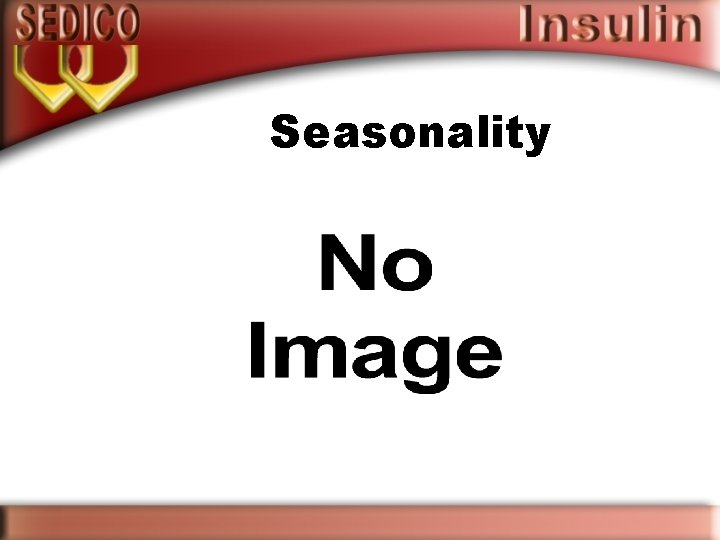 Seasonality 