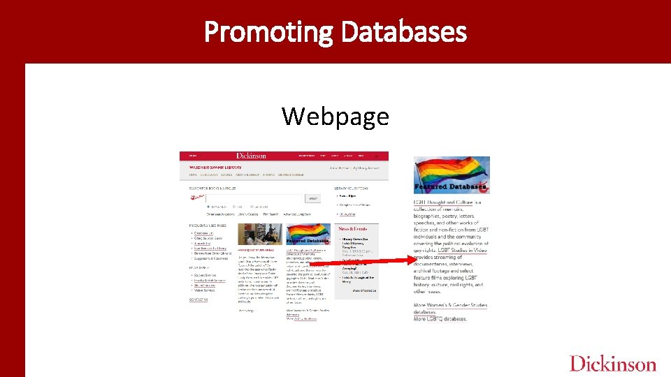 Promoting Databases Webpage 