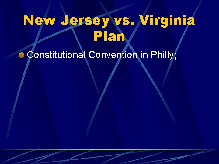 Brief History Lesson on Congress Congress The Constitution