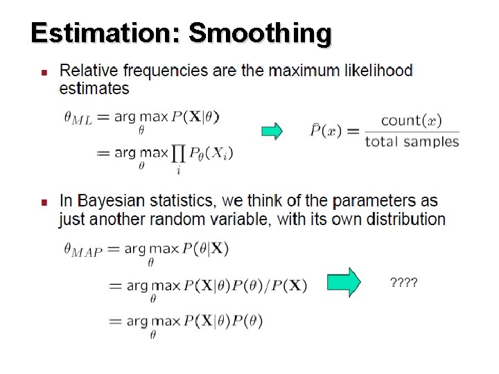 Estimation: Smoothing 