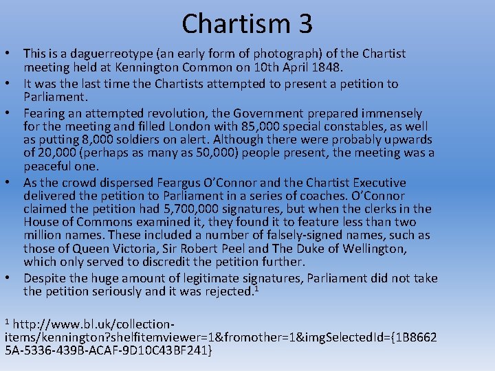 Chartism 3 • This is a daguerreotype (an early form of photograph) of the