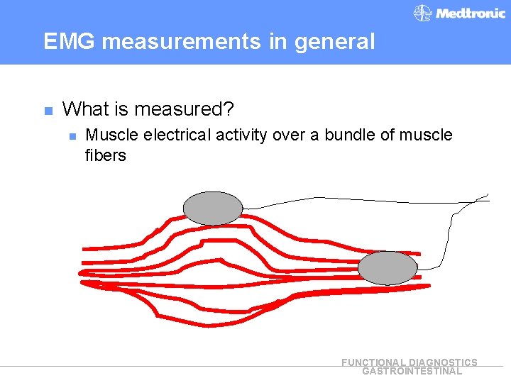 EMG measurements in general n What is measured? n Muscle electrical activity over a
