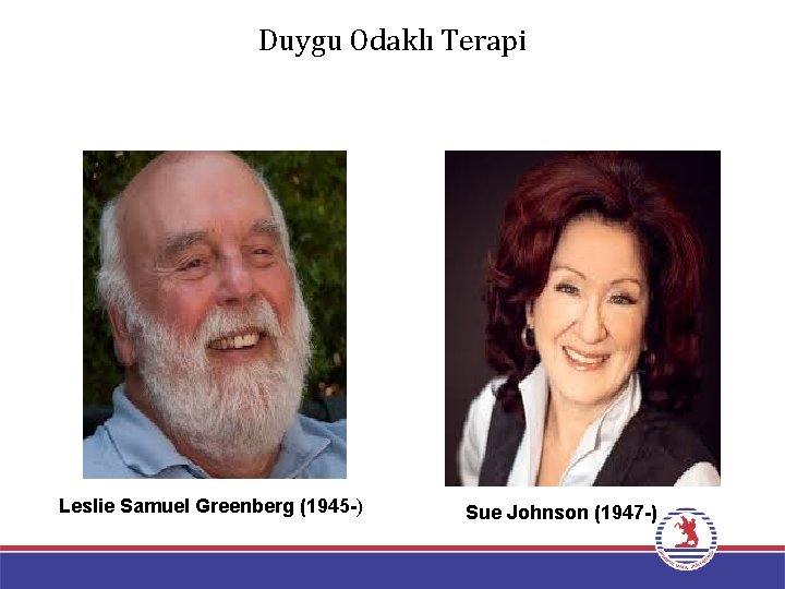 Duygu Odaklı Terapi Leslie Samuel Greenberg (1945 -) Sue Johnson (1947 -) 