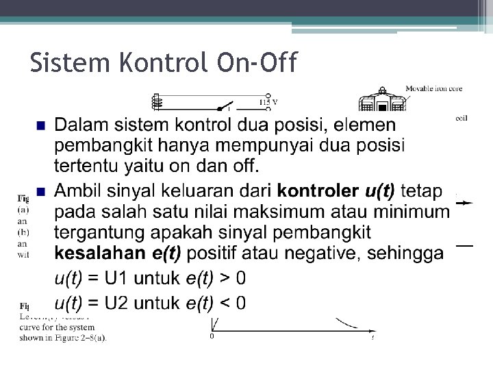 Sistem Kontrol On-Off Sistem Kontrol On-Off