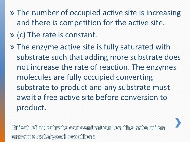 » The number of occupied active site is increasing and there is competition for