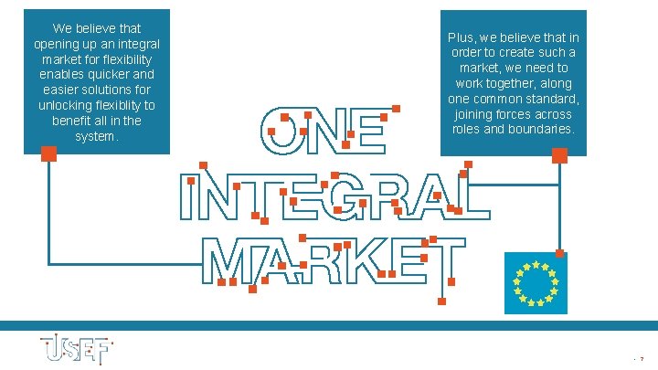 We believe that opening up an integral market for flexibility enables quicker and easier