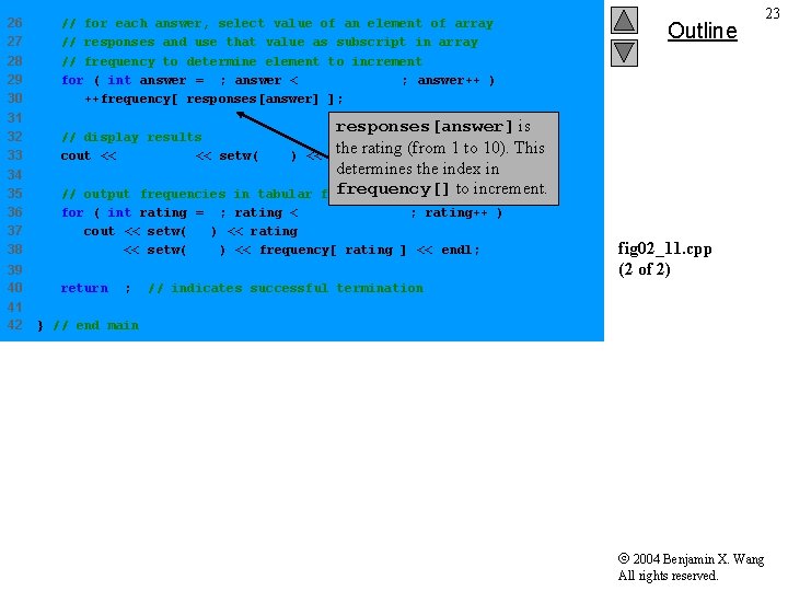 26 27 28 29 30 // for each answer, select value of an element