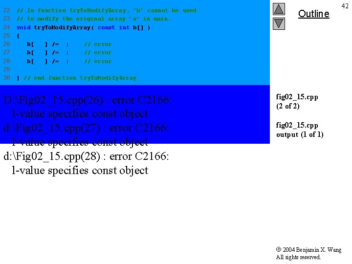 22 23 24 25 26 27 28 29 30 // In function try. To.