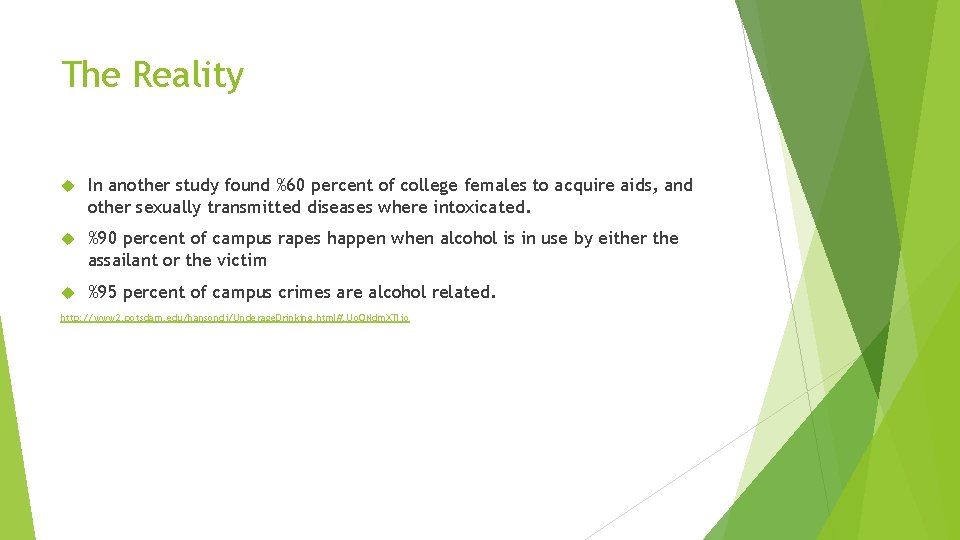 The Reality In another study found %60 percent of college females to acquire aids,