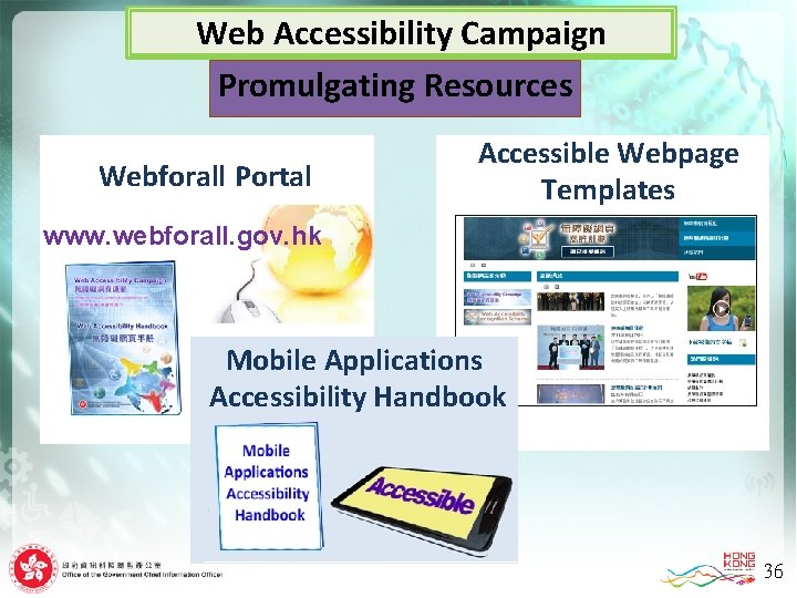 Web Accessibility Campaign Promulgating Resources Promulgating Webforall Portal Accessible Webpage Templates www. webforall. gov.