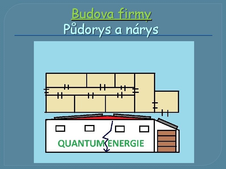 Budova firmy Půdorys a nárys 