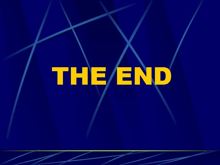 THE END 