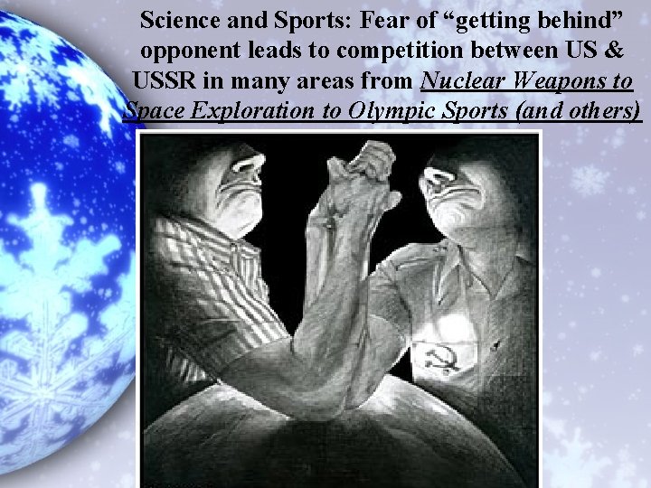 Science and Sports: Fear of “getting behind” opponent leads to competition between US &