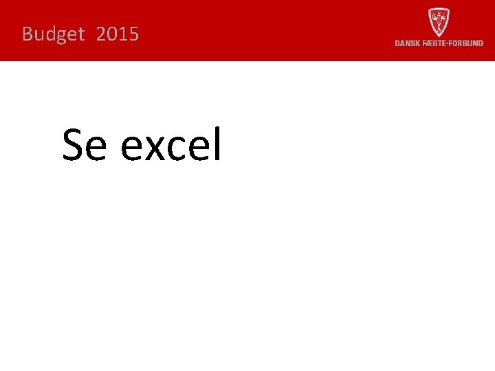 Budget 2015 Se excel 