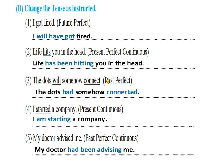 I will have got fired. Life has been hitting you in the head. The I will have got fired. Life has been hitting you in the head. The
