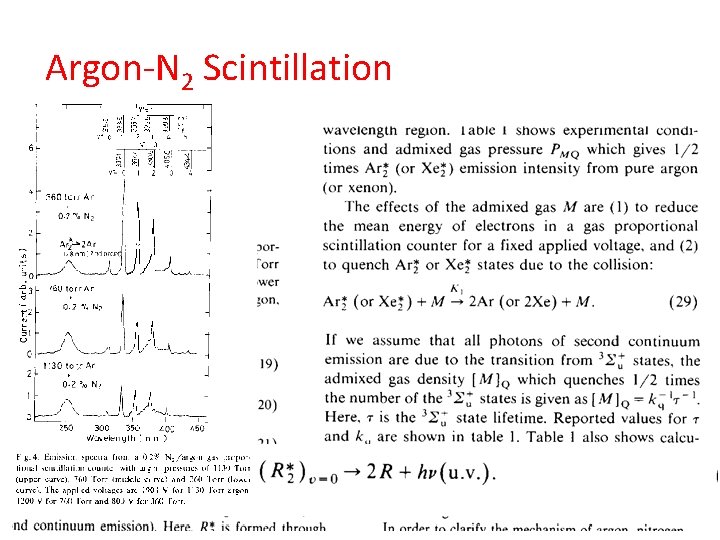 Argon-N 2 Scintillation 