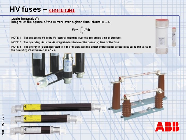 ABB PTMV Poland HV fuses – general rules 