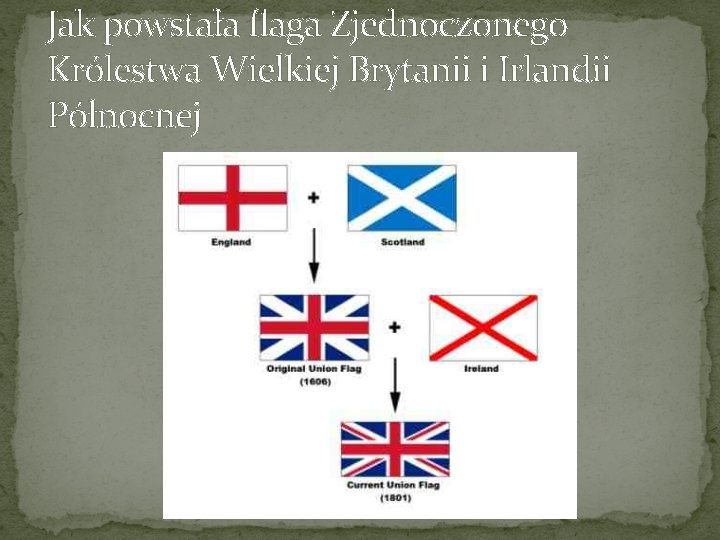 Jak powstała flaga Zjednoczonego Królestwa Wielkiej Brytanii i Irlandii Północnej 
