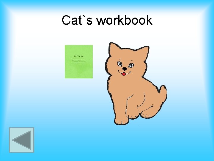 Cat`s workbook 