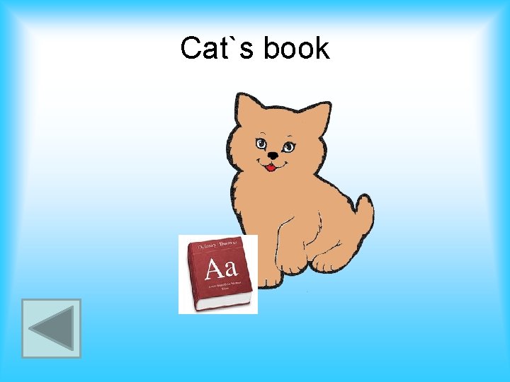 Cat`s book Cat`s book