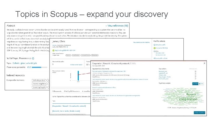 Topics in Scopus – expand your discovery 