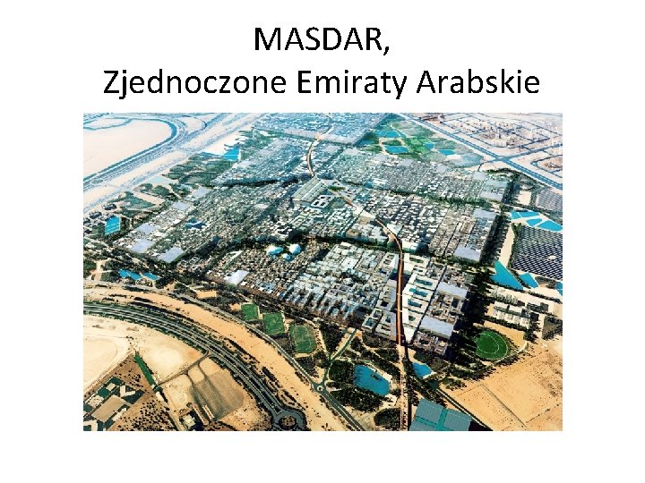 MASDAR, Zjednoczone Emiraty Arabskie 