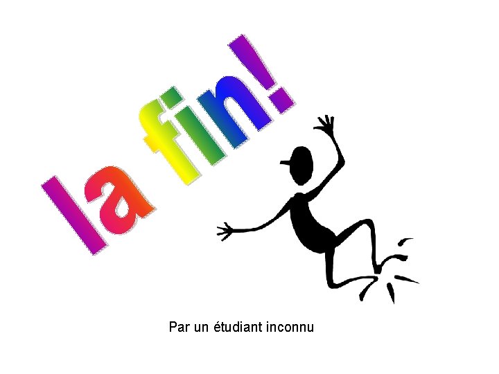 Par un étudiant inconnu 