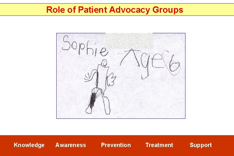 Role of Patient Advocacy Groups Knowledge Awareness Prevention Treatment Support 
