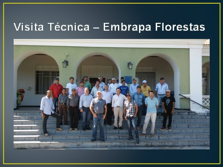 Visita Técnica – Embrapa Florestas 