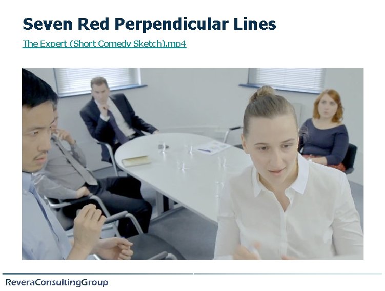 Seven Red Perpendicular Lines The Expert (Short Comedy Sketch). mp 4 