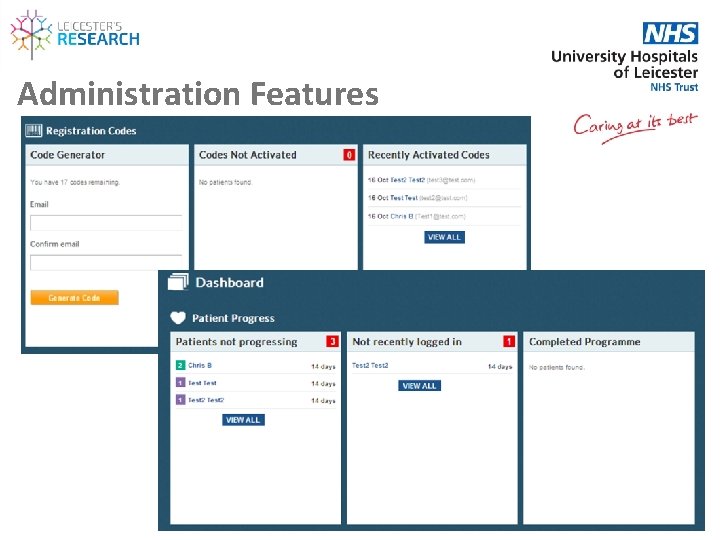 Administration Features 
