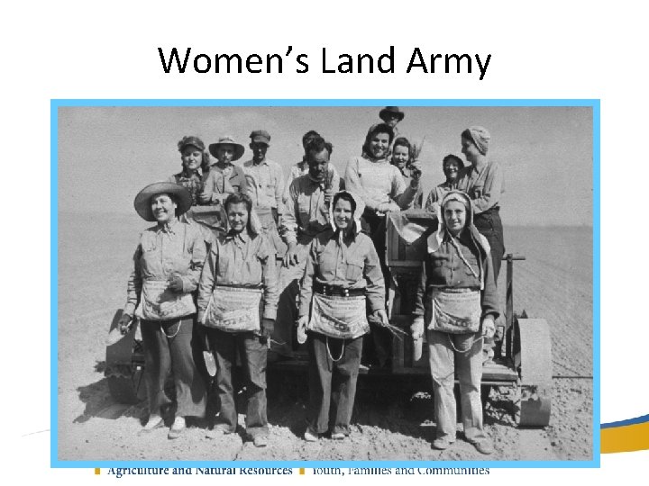 Women’s Land Army 