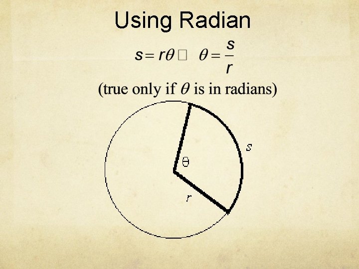 Using Radian 