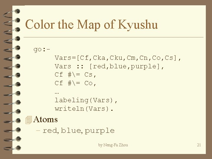 Color the Map of Kyushu go: Vars=[Cf, Cka, Cku, Cm, Cn, Co, Cs], Vars