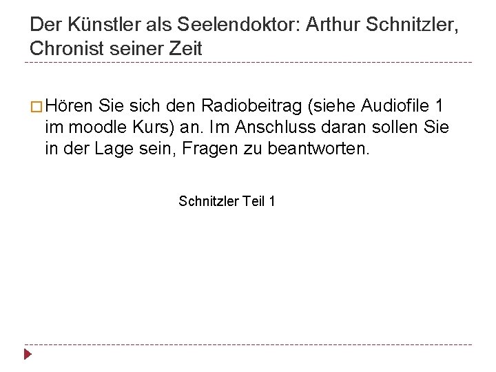 Der Künstler als Seelendoktor: Arthur Schnitzler, Chronist seiner Zeit � Hören Sie sich den