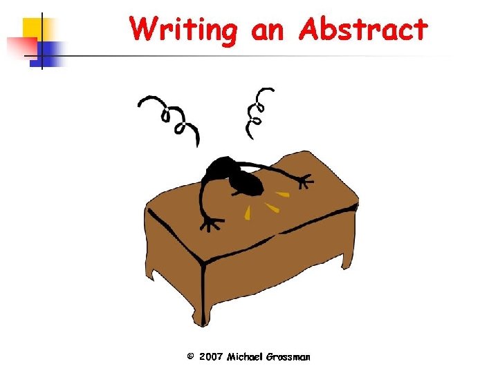 Writing an abstract 