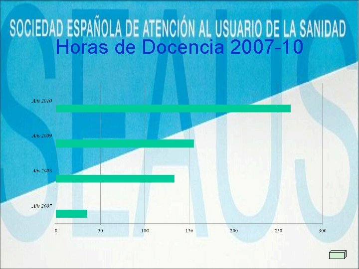 Horas de Docencia 2007 -10 